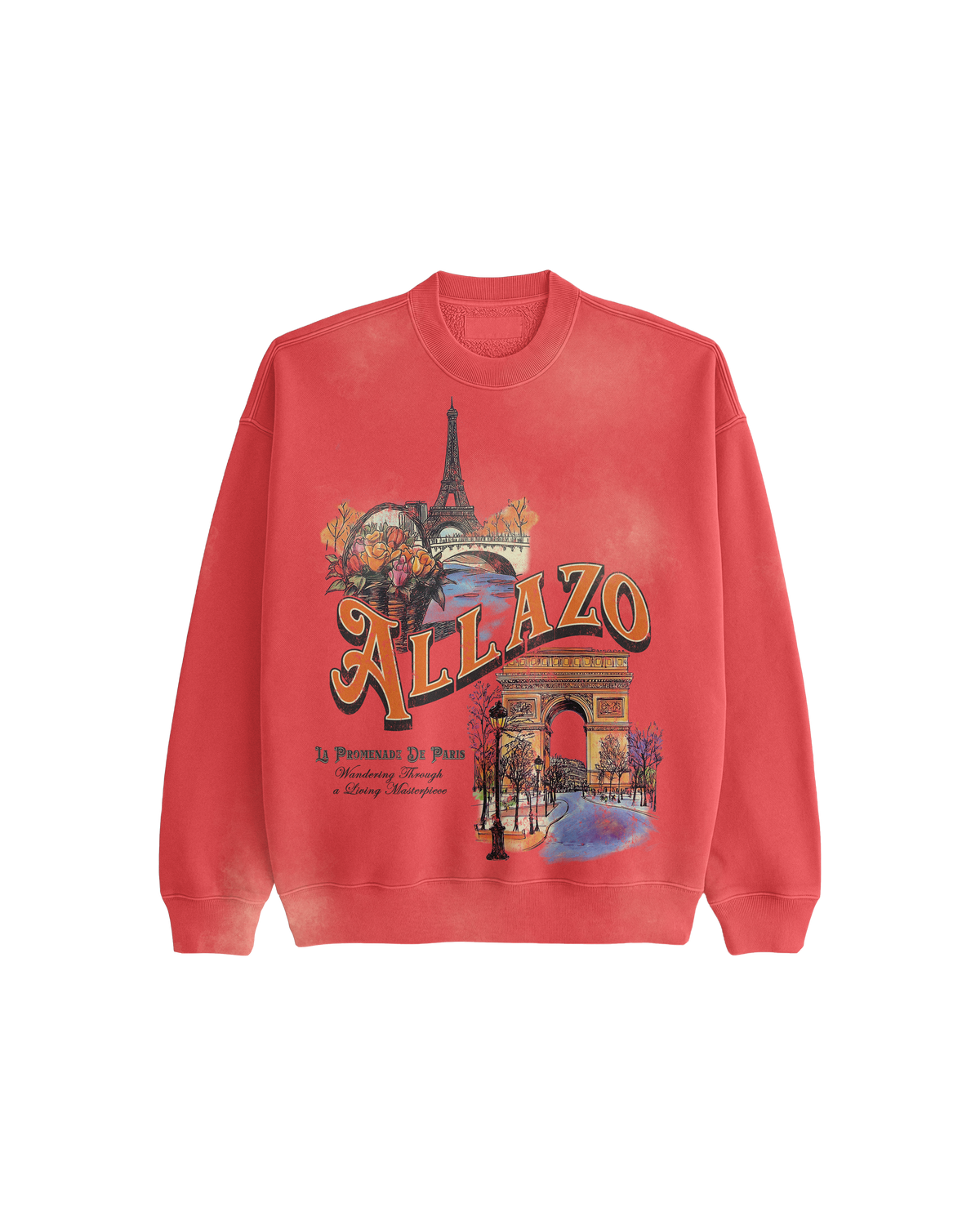 " La Promenade De Paris" // Long Sleeve Crew Neck Sweatshirt