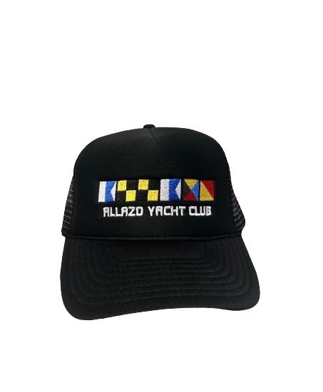 Y/C Boat Flag Foam Trucker Hat