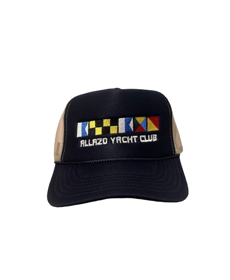 Y/C Boat Flag Foam Trucker Hat